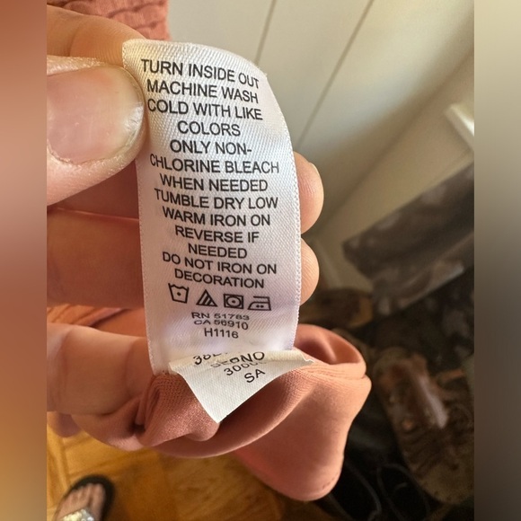 Maurice’s Mauve Pink Waffle Knit A-Line Women’s Dress Size Large - Picture 9 of 10